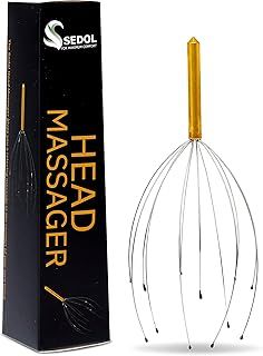 Portable Head Massager - Stress Relief Tool and Scalp Massager for Hair Growth Stimulation