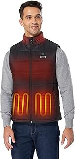 ORORO Men's Heated Gilet with Power Bank, Heated Vest Men Up to 10 Hours of Warmth (Charger Not Included)