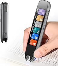 Scan Reader Pen, 142 Languages Scan Translator Pen, Smart Reading Pen for Dyslexia, Elderly, Kids, Students, Supports Speech & Scan to Text, Real Time Pen Reader Scanner