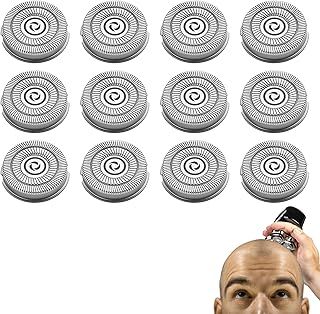12 Pack Shaver Head Replacement Blade compatible with Sku*l Shaver Pitbull Gold PRO Shaver Replacement Blade 4 Head