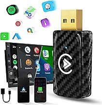 MSXTTLY Wireless CarPlay Adapter UK Android Auto Adpater 2 IN 1, Convert Wired AA/Carplay to Wireless, for Android 11+/iOS 10+ Phones, USB C/A, Plug & Play, SMT-AC01