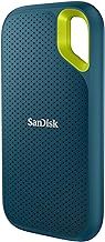 SanDisk 2TB Extreme Portable SSD, up to 1050 MB/s read, 1,000MB/s write, External SSD, USB-C, External Solid State Drive, IP65 rated for dust and water resistance, Updated Firmware, Monterey