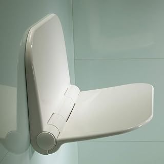 Wall Mounted Shower Seat Fold Away Easy Clean - Max 160kg 25 Stone
