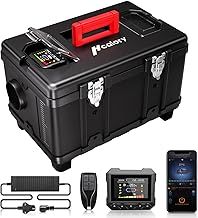 HCALORY 12V 5KW-8KW Diesel Air Heater All-in-one, Portable Toolbox Compact Heater Heating Bluetooth APP Control for Car Truck Boat Bus RV Trailer, Black