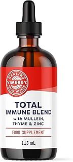 Vimergy Total Immune Blend– Fast-Absorbing – All-Season, Thyme, & Mullein Drops – Non-GMO, Vegan, 57 serv (115 ml)