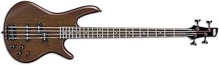 Ibanez GIO Series GSR200B-WNF - Electric Bass Guitar with Bass Boost - Black Hardware - Walnut Flat