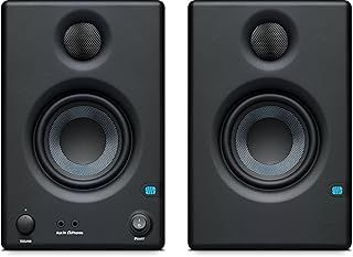 PreSonus Eris E3.5, Studio Monitor Speakers, Pair, 3.5 Inch, 2-Way, High-Definition Multimedia