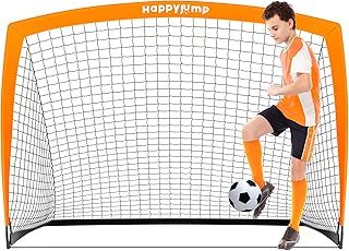 Happy Jump Football Goal Pop Up Football Net Post for Garden Training Festive Gift