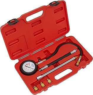 Sealey Vse300D Petrol Engine Compression Tester Deluxe Kit 6Pc