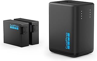 GoPro Dual Battery Charger + 2 Enduro Rechargeable Batteries (HERO13 Black) - Official GoPro Accessory