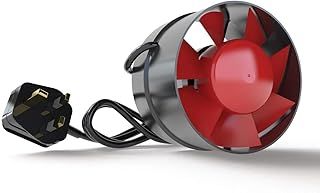 Axial Flo In Line Horticultural Extractor Fan - 100 mm / 4" dia