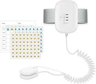 Bedwetting Alarm for Boys and Girls, USB Rechargeable, Potty Alarm with Sounds and Vibration, Bed-wetting Sensor for Kids