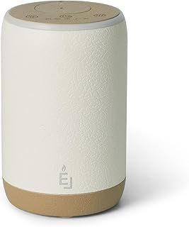 Earnest Living Portable Essential Oil Diffuser Cordless Car Diffuser USB Car Air Freshener Rechargeable Waterless Nebulizer 10 ml Timers USB Lights and Auto Off Function For Car Home Office White