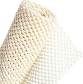 FACIACC Anti Slip Rug Underlay Thick, 80X150 CM Multipurpose Non Slip Mat, PVC Cuttable Anti Slip Mat, Rug Drawer Pad for Drawers Carpet Antislip Liner, Used on Hard Smooth Floors (White)