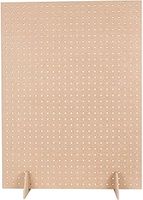 Freestanding Table Top Pegboard 800 x 600 mm with 25 mm Centres Perforated Display Board