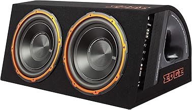 Edge Car Audio EDB12TA Twin 12 Inch Active Bass Enclosure with built in amplifier