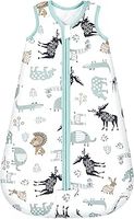 Mosebears Baby Winter Sleeping Bag 2.5 Tog,Toddler Sleep Sack Wearable Blanket 100% cotton baby sleeping bag for Babies 0-24 Months(Blush, 0-6 Months)
