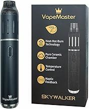 Deluxe Dry Herb Vaporizer Pen, VapeMaster Skywalker Portable Herbal Vaporizer - New Baking Tech, Ceramic Chamber,Temperature Control, Pure Clean Vapor