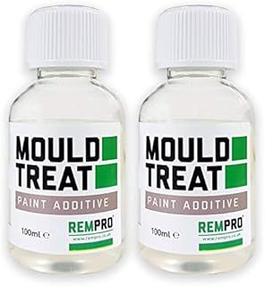 2 x 100ml Anti-Mould Paint Additive - Prevention & Control of Black Mould Caused by Condensation & Damp