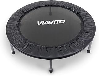 VIAVITO Mini Fitness Trampoline 96.5cm Compact Indoor Rebounder Home Exercise Bouncer for Adults, Detachable Legs, 100kg Weight Capacity