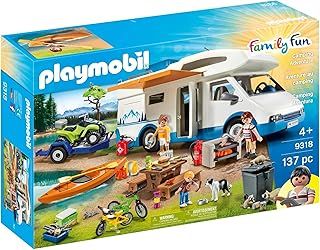 Playmobil 9318 Family Fun Camping Mega Set, outdoor camping toy, fun imaginative role play, playset suitable for children ages 4+