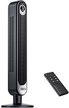 Dreo 25dB Silent Tower Fan, 28ft/s High-Velocity Cooling Fans, 6 Speeds Standing Fans for Bedroom, 42 Inch Bladeless Electric Fan, 4 Modes, 90° Oscillating, 12H Timer, LED Display
