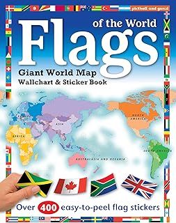 Flags of the World: Giant World Map Wallchart Poster & Sticker Book (Need to Know Sticker Book): World Map Wallchart Poster and Sticker Book (Need to Know Sticker Books)