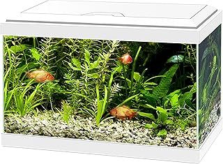 Aqua 20 Aquarium with LED Lights & Filter WHITE