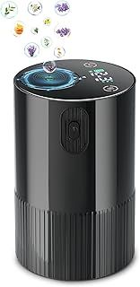 Waterless Diffuser for Essential Oil: Portable Nebulizing Essential Oil Diffuser, Aroma Diffuser for Car, Travel Use, Home