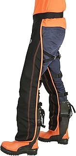 Oregon Chaps with Protective Chainsaw Apron, Adjustable Chainsaw Chaps, One Size Fits All, PPE Clothing Safety Trousers, Black, Type A