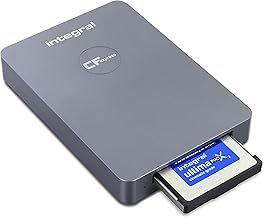 Integral CFExpress USB3.0 & USB Type C Memory Card Reader Adapter - Designed for quick offloading of high volumes of RAW 8K/4K videos and photos, Plug & Play and Windows & Mac Compatible