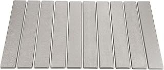 SUMTree Multi-Piece Combination Diatomite Stone Bath Mats, Non-slip washable Modern Mats for Bathroom, Kitchen, Laundry Room, 58 * 39 * 0.8cm (Gray)