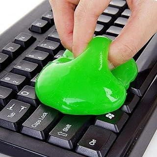 Keyboard Dust Cleaner, Magic Sticky Gel Putty Soft Flexible Cleaning Kit for PC Computer Laptop MacBook Remote Control Mobile Telephone Printer Car Air Vents Dashboard Type Writer and More