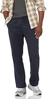 Amazon Essentials Men's Fleece Open Bottom Sweatpant (Available in Big and Tall)