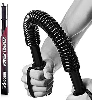 Professioinal Power Twister - Flexi Rod - Heavy Duty Spring Chest Expander for Shoulder, Arms and Chest Exercises, Upper Body Training, Forearm Exerciser, Arm Trainer Device