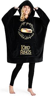Lord Of The Rings Blanket Hoodie Men Oversized Hoodie Blanket Women Black