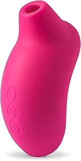 LELO SONA Cruise Suction Vibrator for Enhanced Pleasure, Waterproof and Rechargeable Clit Sucker Sex Toy for Women, Clitoris Stimulator (Cerise)