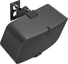 Heavy Duty Speaker Mount for Sonos Play 5 - Tilt & Swivel Adjustable, Black