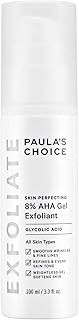 Paula's Choice Skin Perfecting 8% AHA Gel Exfoliant - Gentle Glycolic Acid Face Exfoliator Reduces Wrinkles & Uneven Skin Tone - Chemical Peel Dissolves Dead Skin - All Skin Types - 100 ml