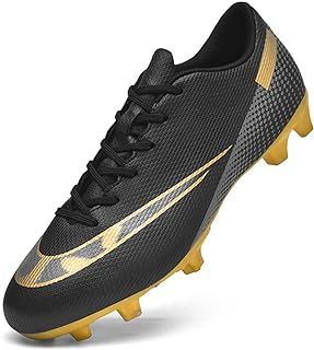 Boys Football Boots Kids FG/AG Soccer Athletics Training Shoes Cleats Shoes Teenager Outdoor Football Shoes Girls Breathable Sneakers Unisex