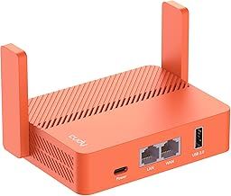 Cudy AC1200 Pocket-Sized Wi-Fi Travel Router, Extender/Repeater for Hotel&Public Network, WISP, VPN Client and Server, USB,TR1200