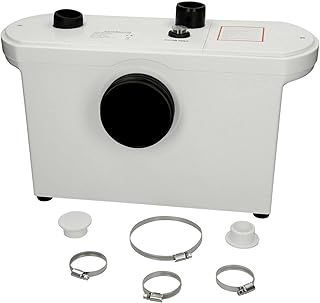 Extra Domestic Sanitary Sewerage Pump Macerator Toilet Waste Water Pump Sink Basin with 3 Inlets White Carbon Filter IP54 Rated