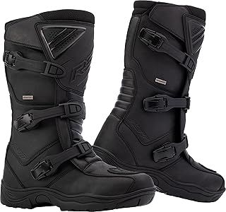 RST Ambush CE Mens Waterproof Adventure Motorcycle Boots (9 UK, Black, numeric_9)