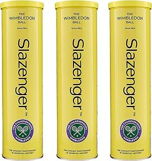 Slazenger WIMBLEDON Tennis Ball TIN 12 Balls (3 x 4)
