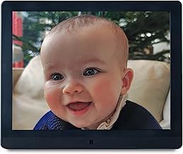 Pix-Star Easy Digital Picture Frame WiFi 15 Inch, Share Videos and Photos Instantly by Email or App, Motion Sensor, IPS Display, Effortless One Minute Setup, 2 Years Warranty, Highly Giftable