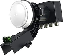 Visiblewave 4K Quad LNB 4 Output HD for SKY HD/Freesat HD with Bracket