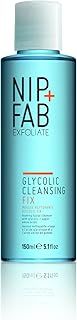 Nip + Fab Glycolic Acid Fix Foaming Cleanser for Face with Olive Oil, Exfoliating Resurfacing AHA Facial Cleansing Foam Wash for Exfoliation Even Tone Brighten Skin, Fine Lines and Wrinkles, 150 ml