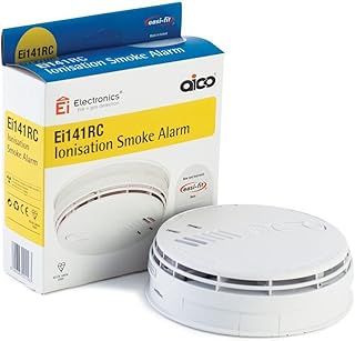 EI141RC Mains Ionisation Smoke Alarm with 9V Battery Back-up