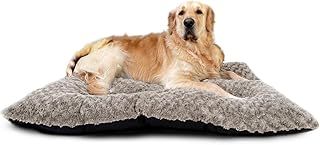 Victoria & Carter Large Dog Bed (102 x 70cm) Ultra Soft Pet Bed, Premium Plush Mattress Cushion For Medium Or Large Size Pets, Can Be Used For Dog Crate. Machine Wash & Dryer Friendly. (Taupe)
