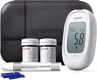 yuwell Blood Sugar Monitor, Diabetes Testing Kit with Test Strips x 50 and Lancets x 50, Blood Glucose Meter Ideal for Home Use, Batteries Include (Model 582)